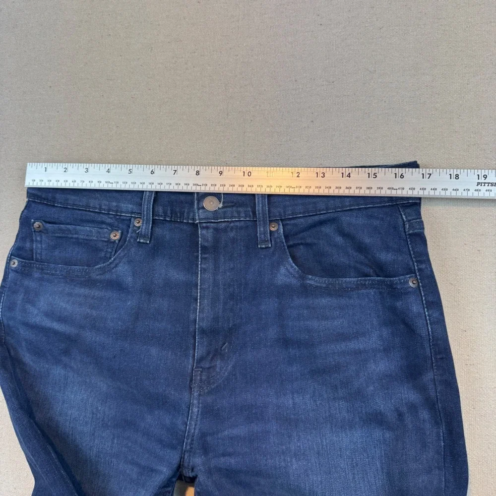 Levis 502 Regular Taper Jeans Mens 34x34 Dark Wash All Seasons Tech Blue Denim